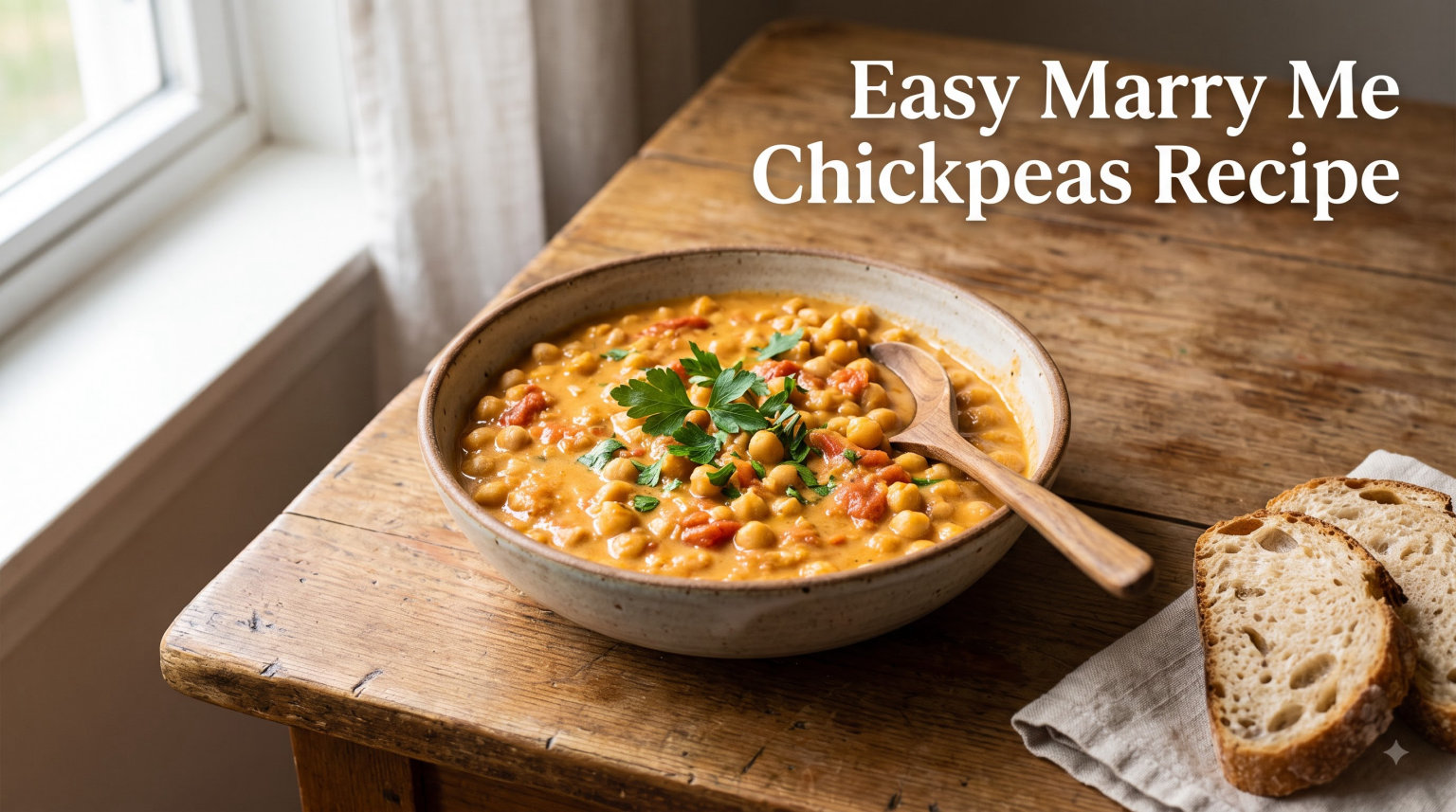 Easy Marry Me Chickpeas Recipe