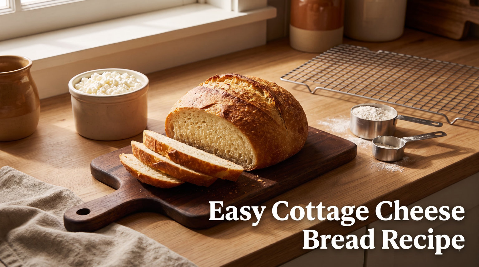 Easy Cottage Cheese Bread Recipe