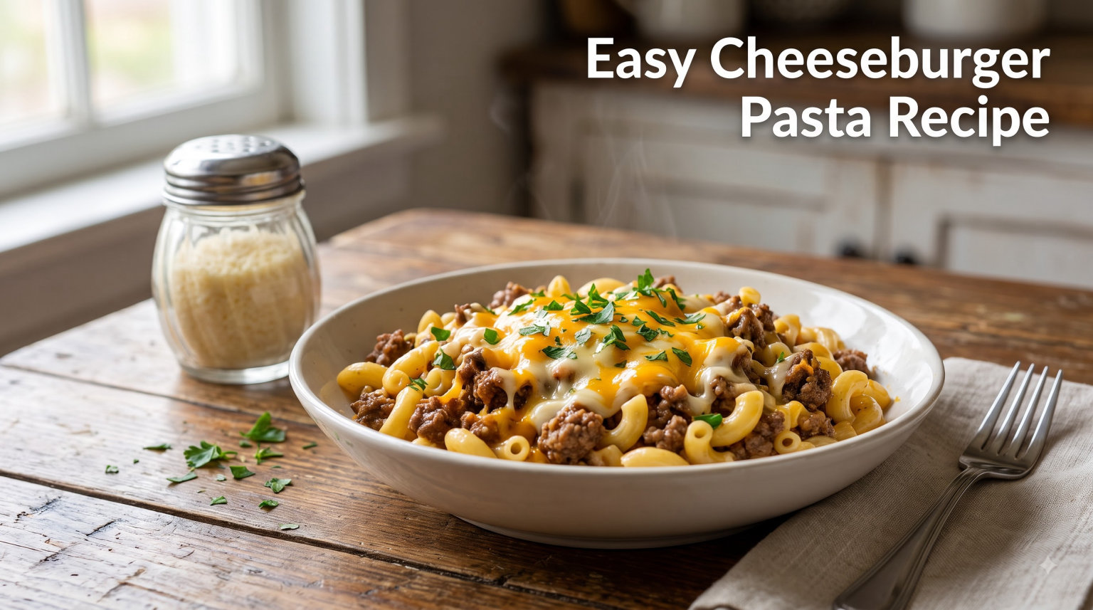 Easy Cheeseburger Pasta Recipe