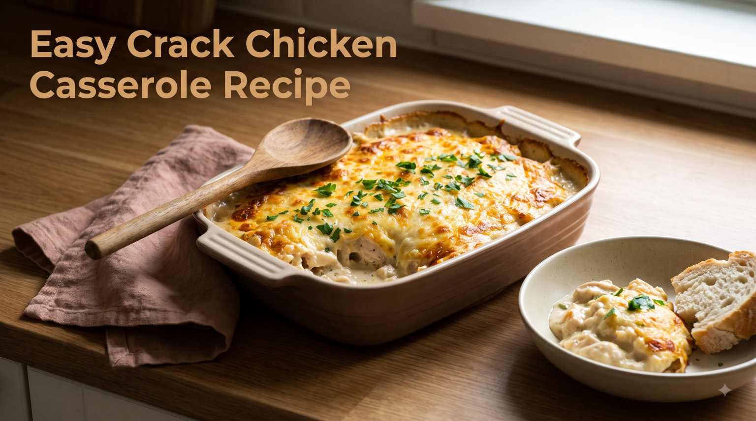Easy Crack Chicken Casserole Recipe