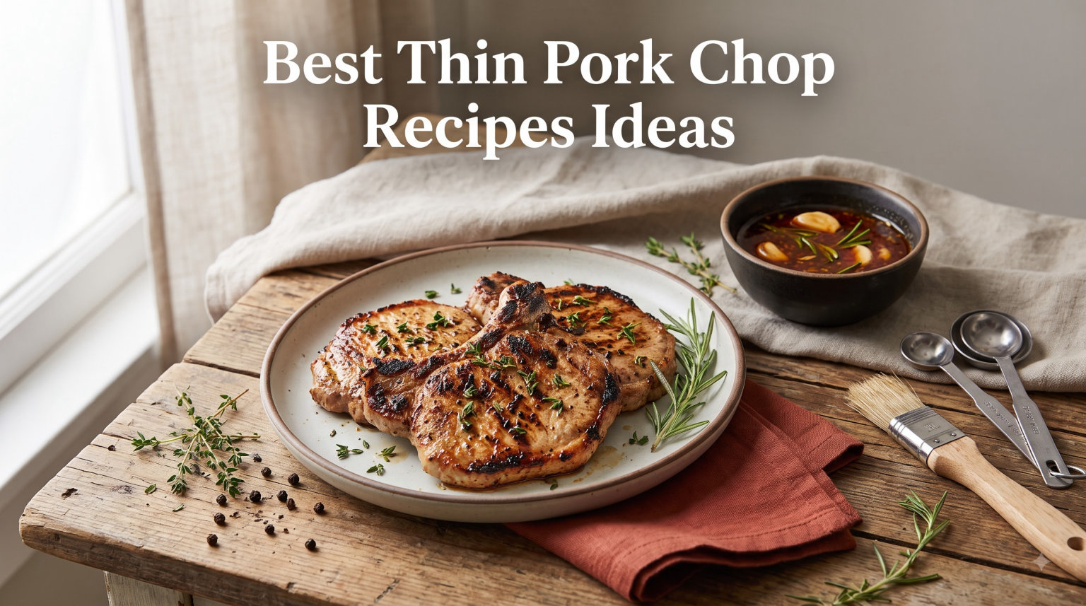 Best Thin Pork Chop Recipes Ideas