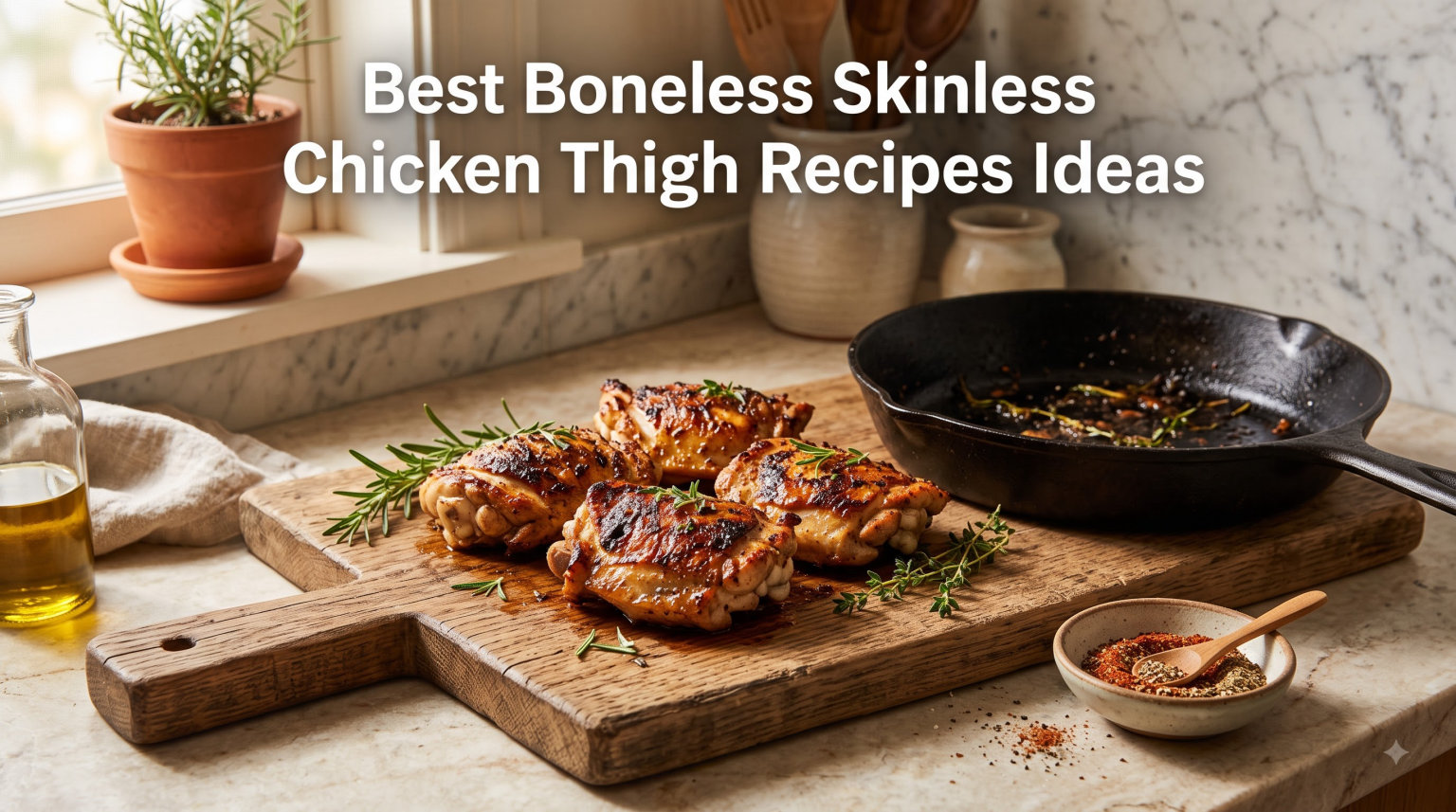 Best Boneless Skinless Chicken Thigh Recipes Ideas
