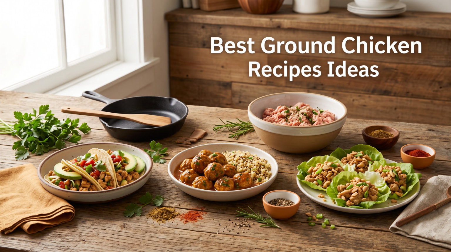 Best Ground Chicken Recipes Ideas