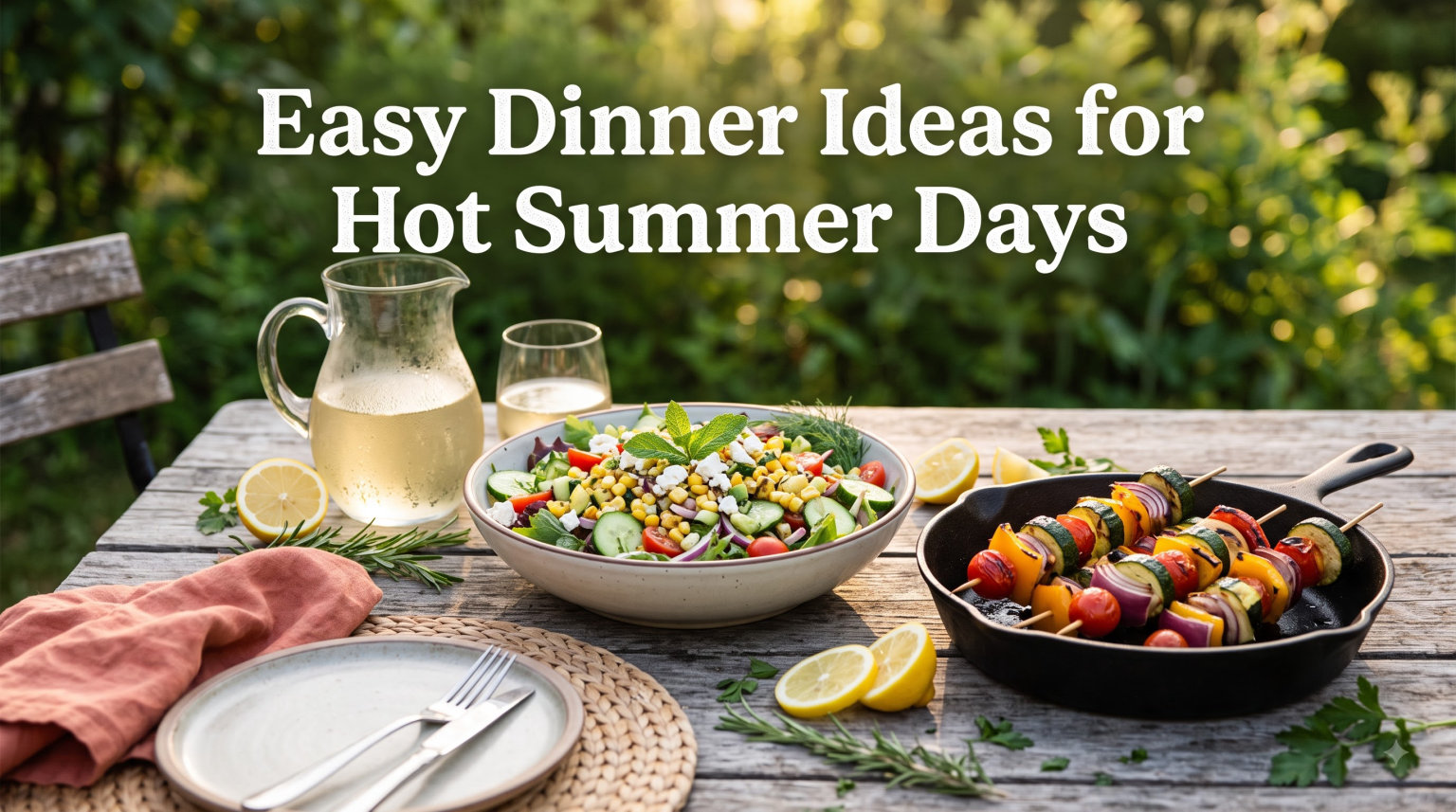Easy Dinner Ideas for Hot Summer Days