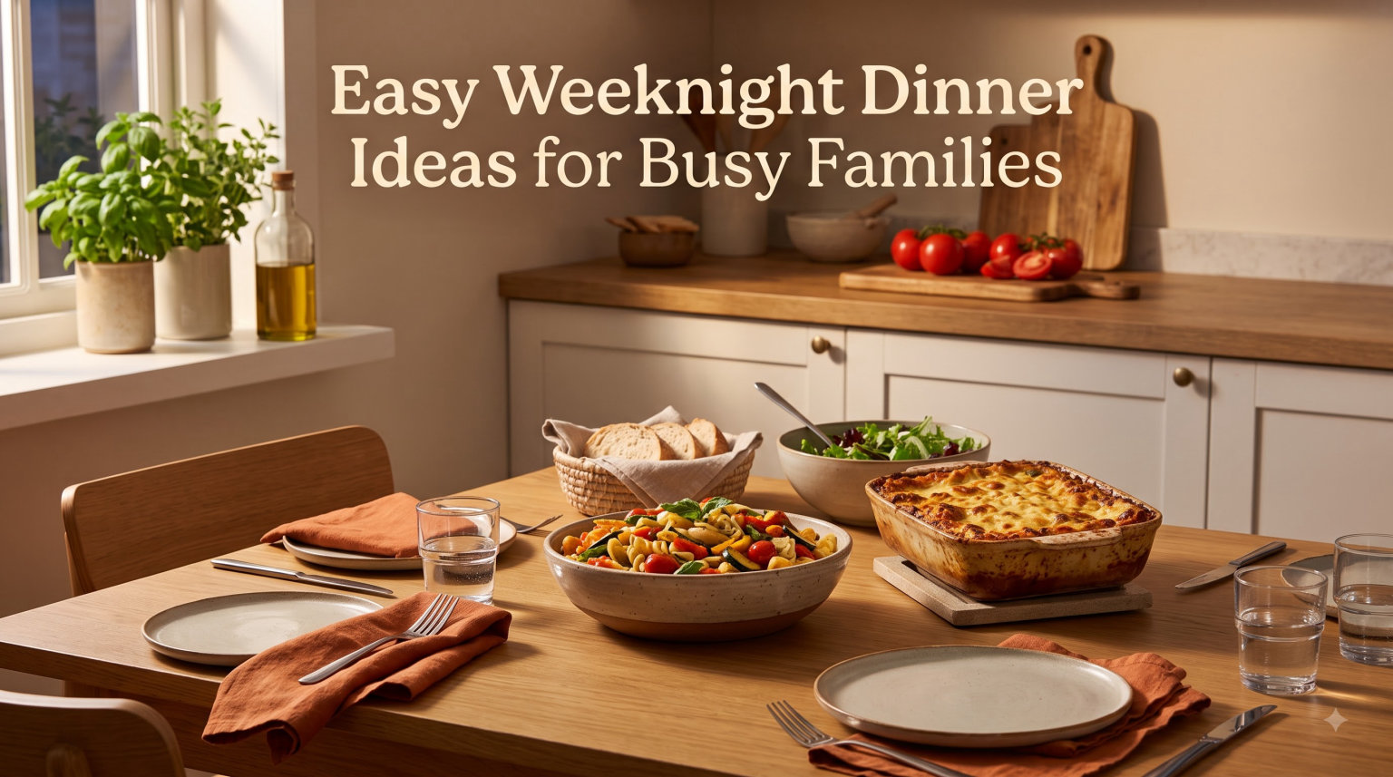 Easy Weeknight Dinner Ideas for Busy Families