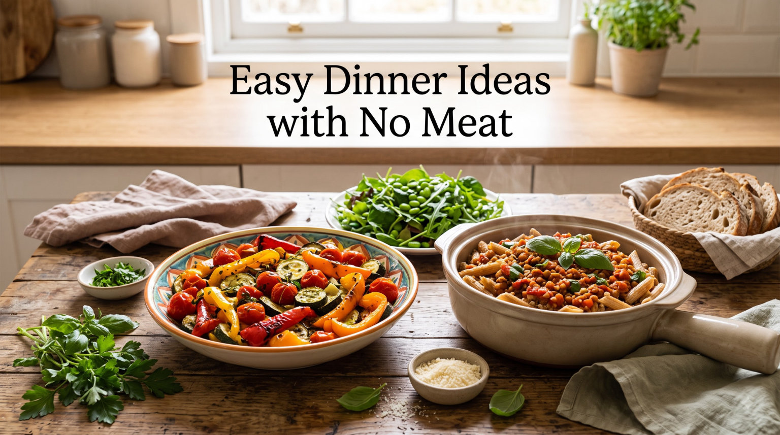Easy Dinner Ideas with No Meat