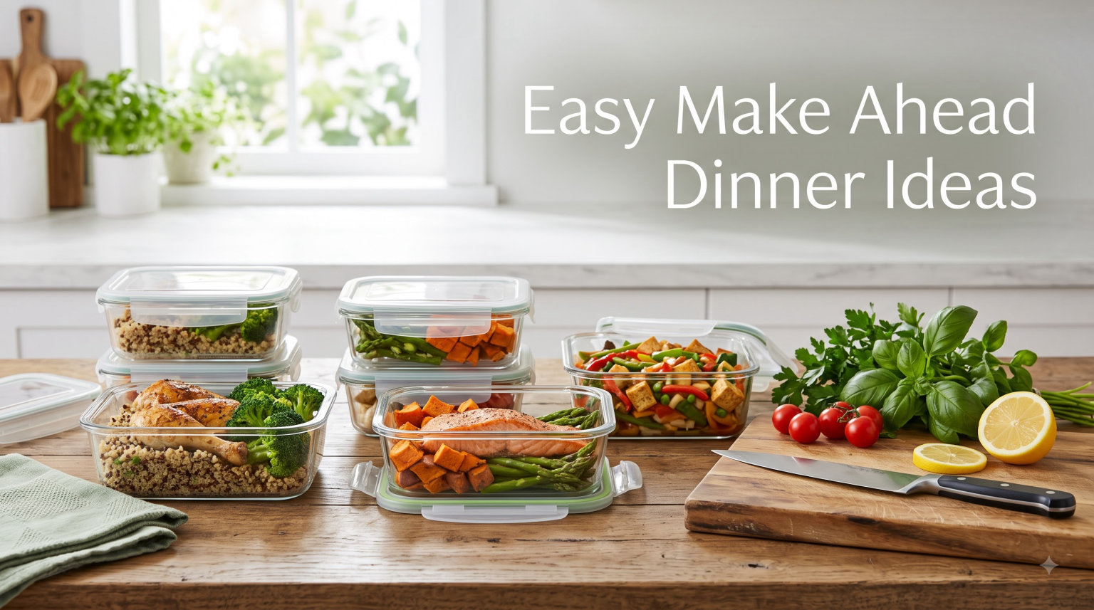 Easy Make Ahead Dinner Ideas