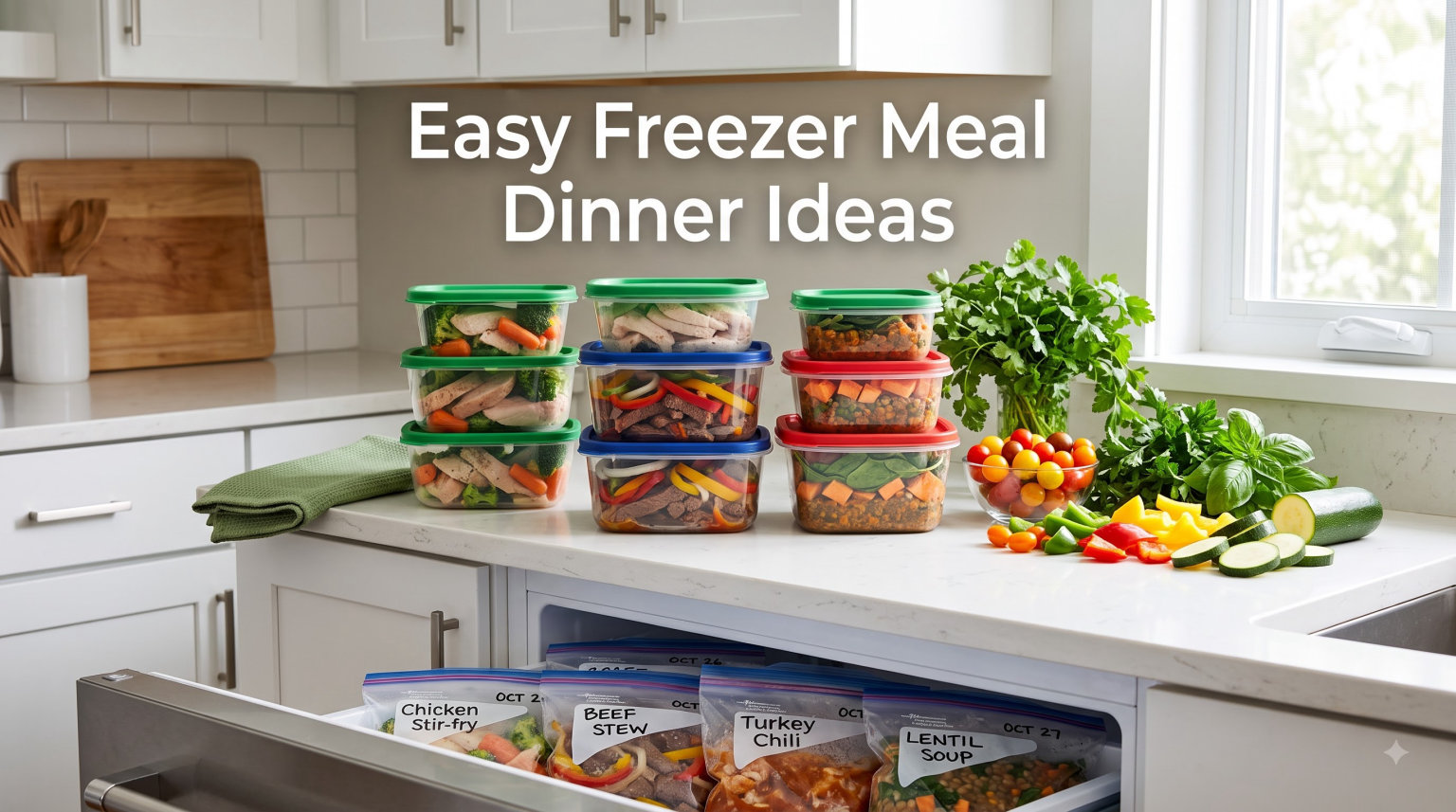 Easy Freezer Meal Dinner Ideas