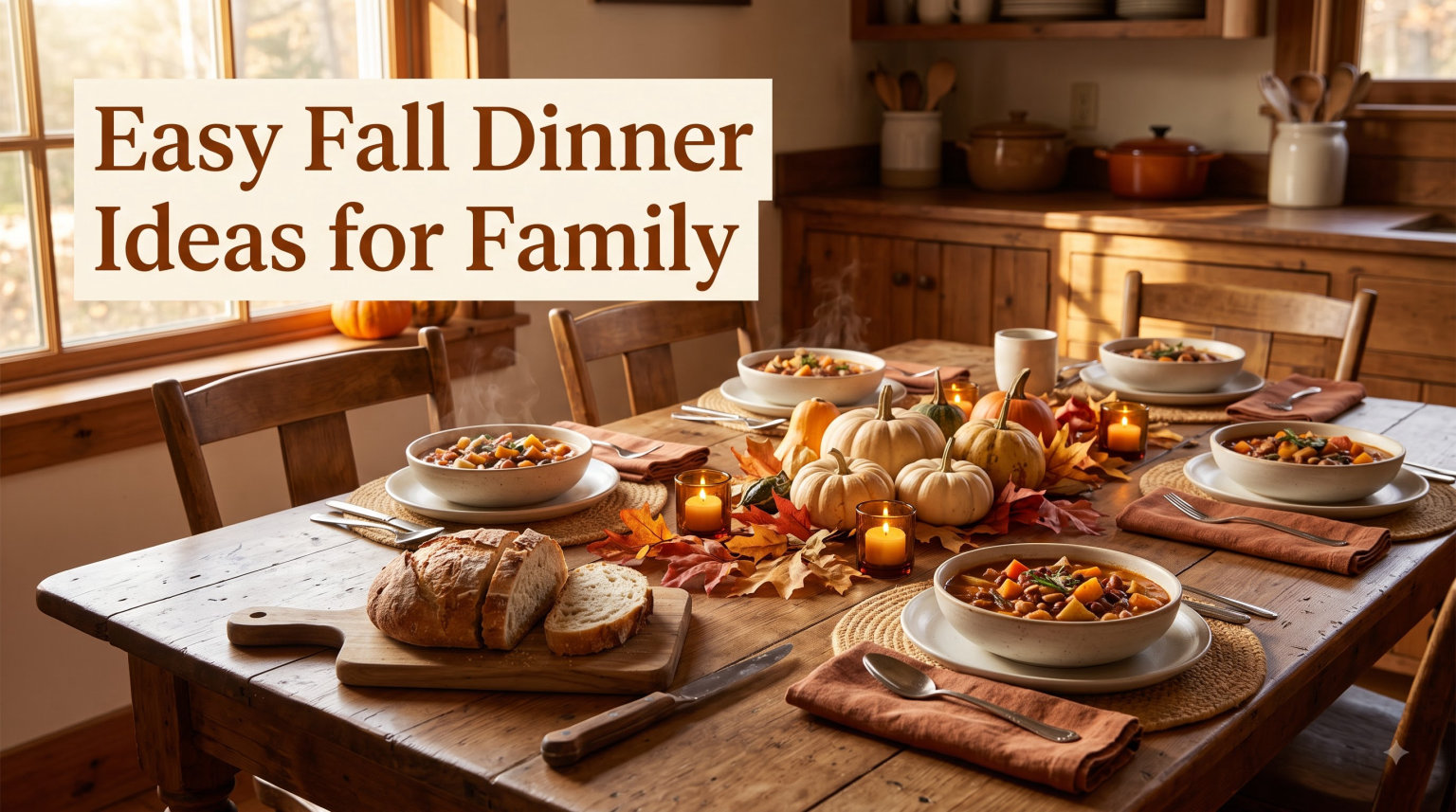 Easy Fall Dinner Ideas for Family