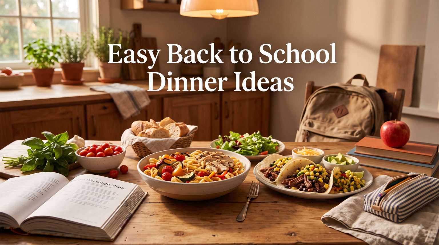 Easy Back to School Dinner Ideas