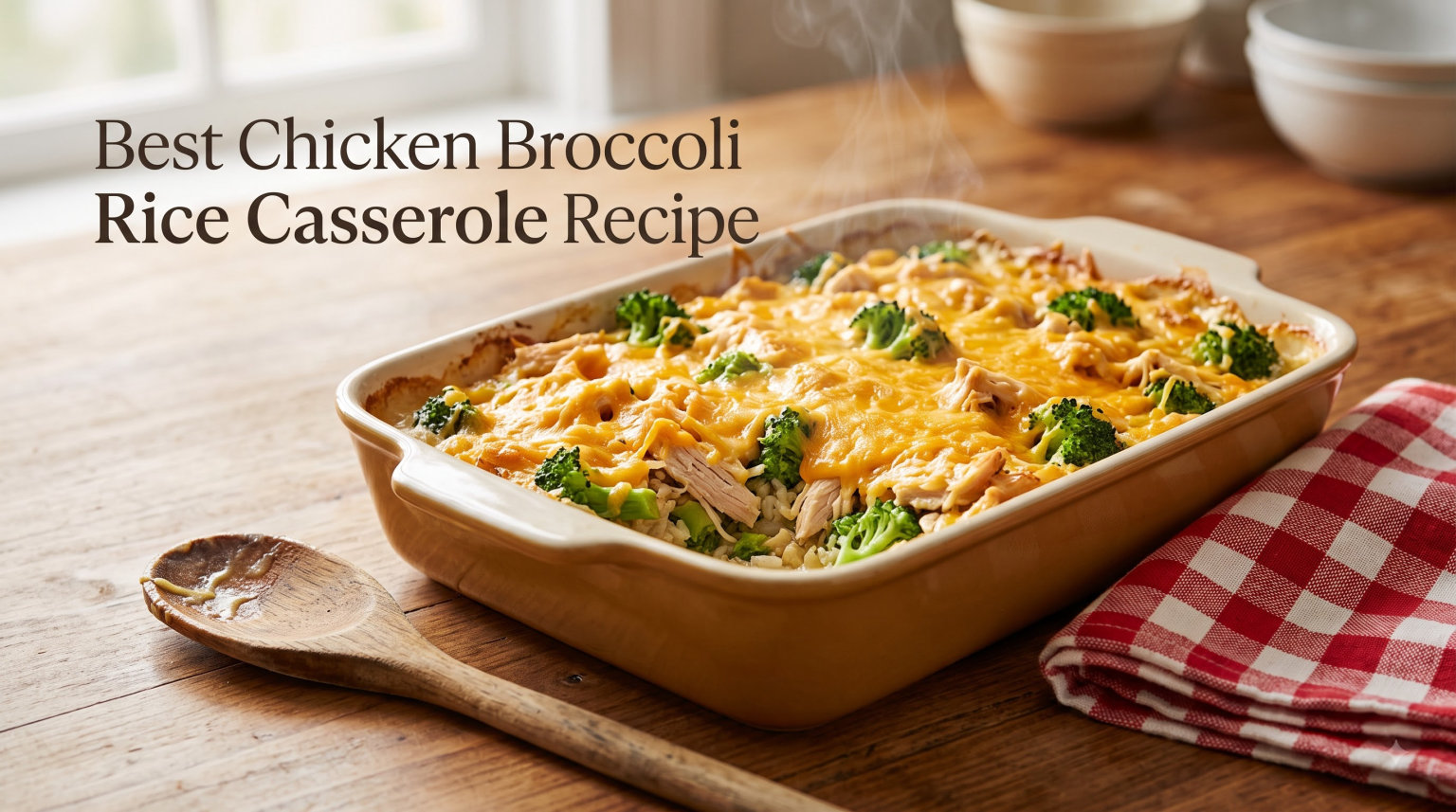 Best Chicken Broccoli Rice Casserole Recipe