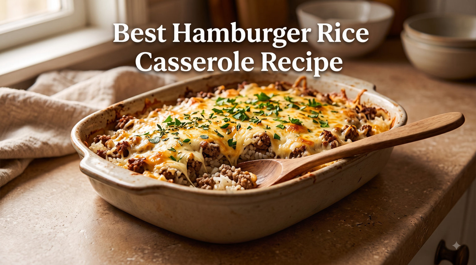 Best Hamburger Rice Casserole Recipe
