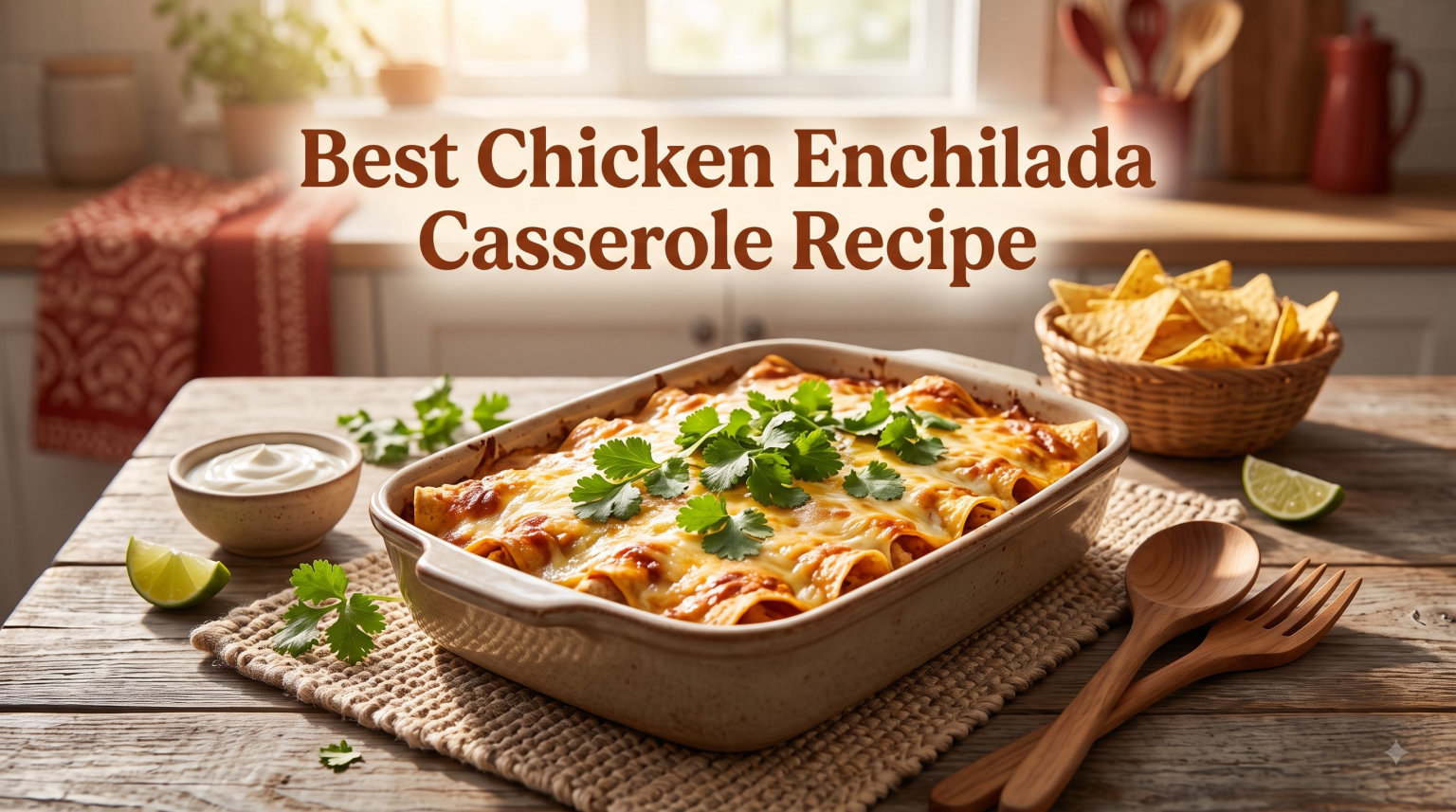 Best Chicken Enchilada Casserole Recipe