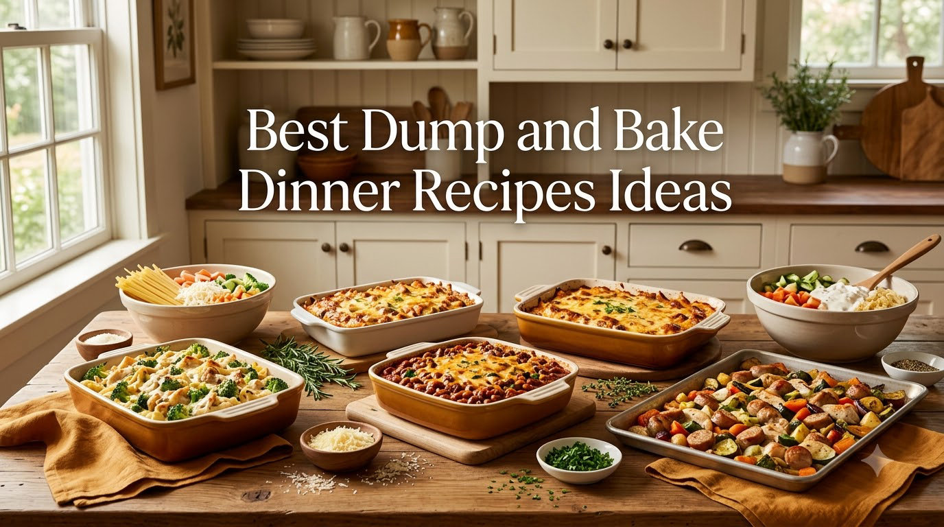 Best Dump and Bake Dinner Recipes Ideas