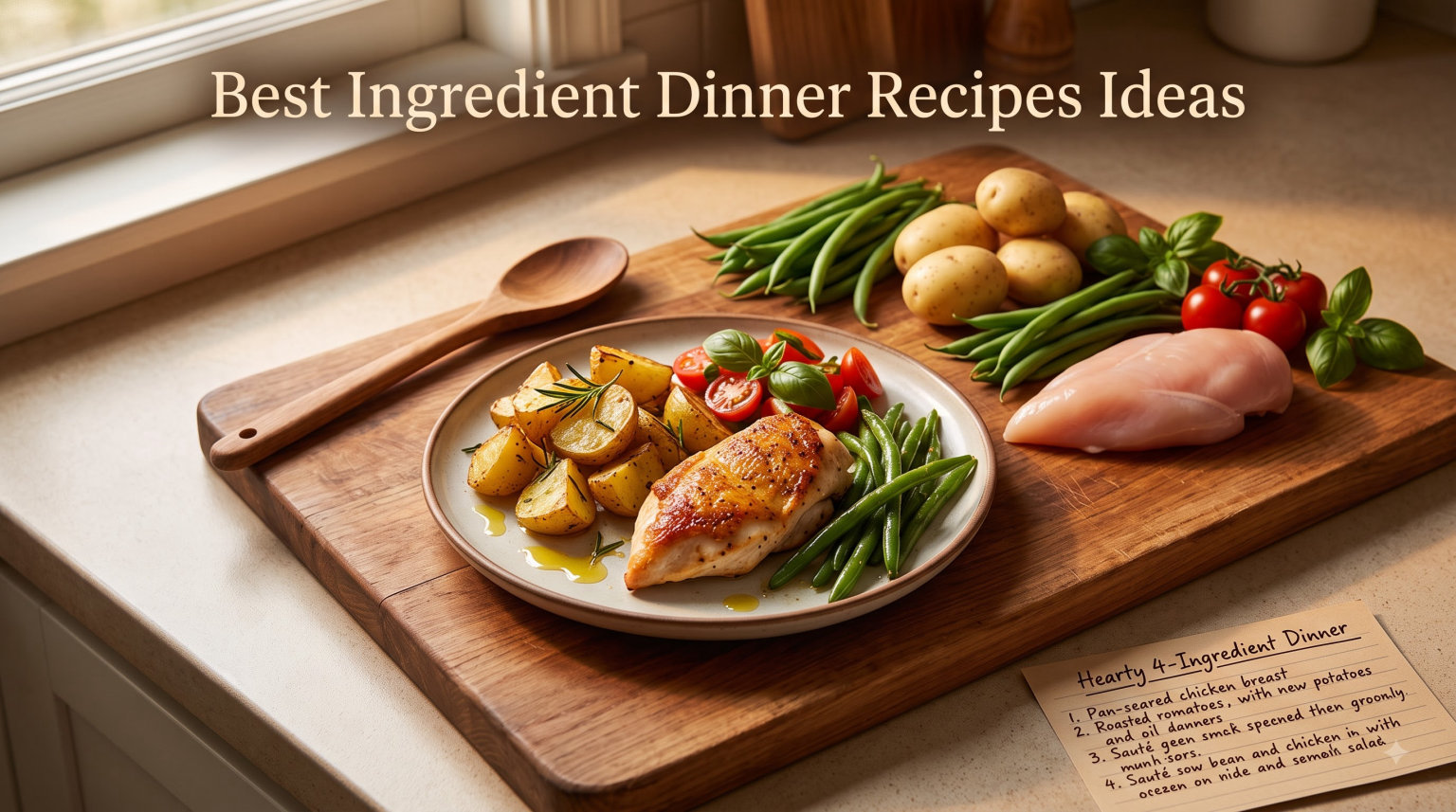 Best 4 Ingredient Dinner Recipes Ideas