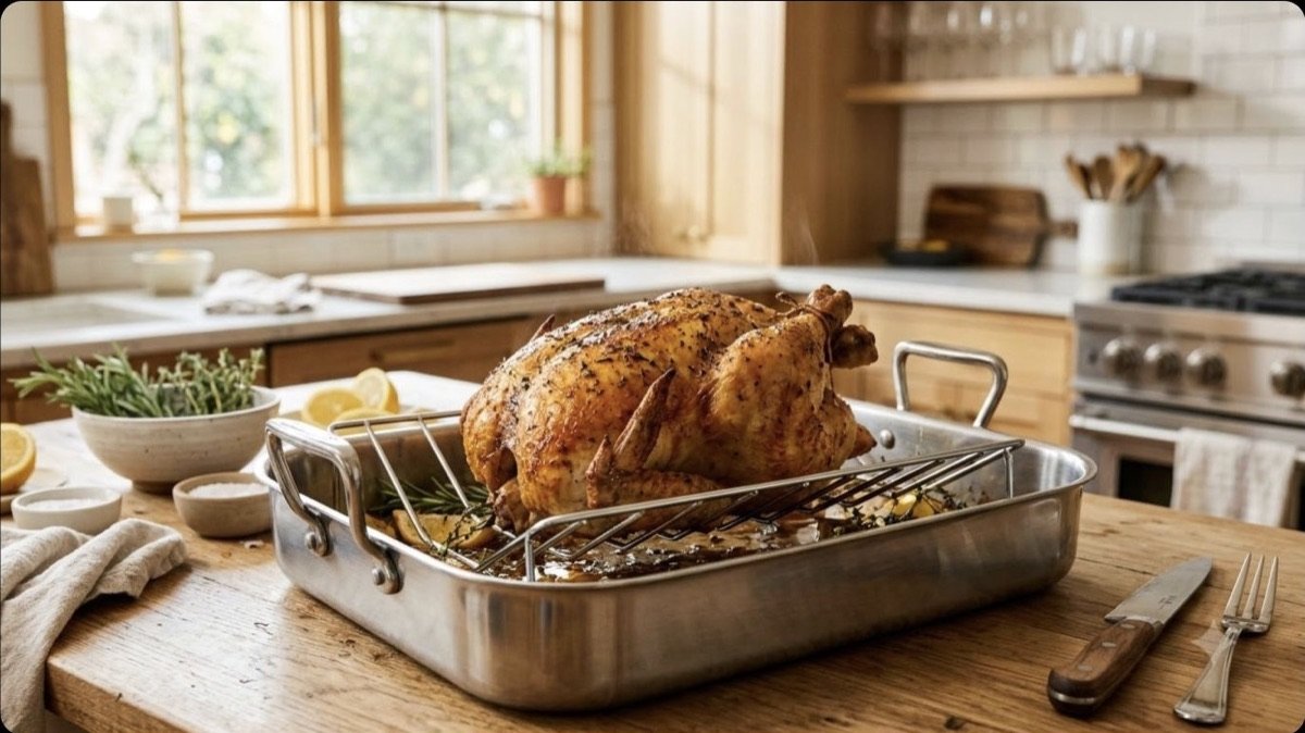 Best Roasting Pans with Racks for Turkey and Chicken