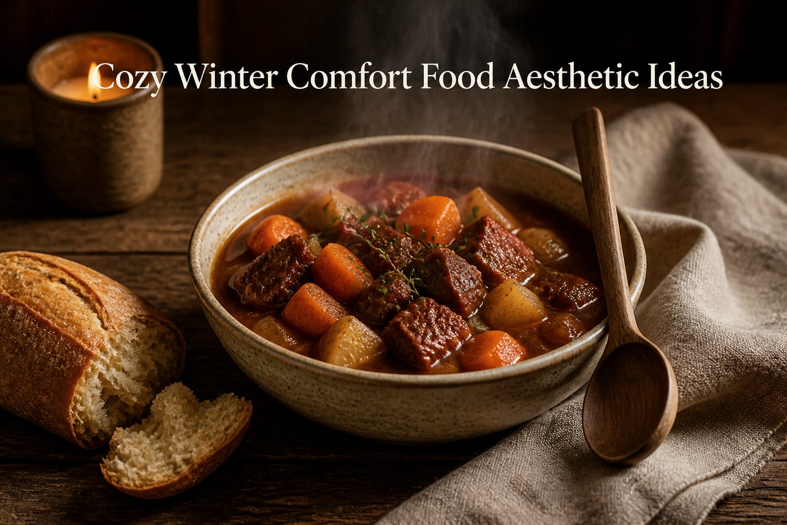 Cozy Winter Comfort Food Aesthetic Ideas