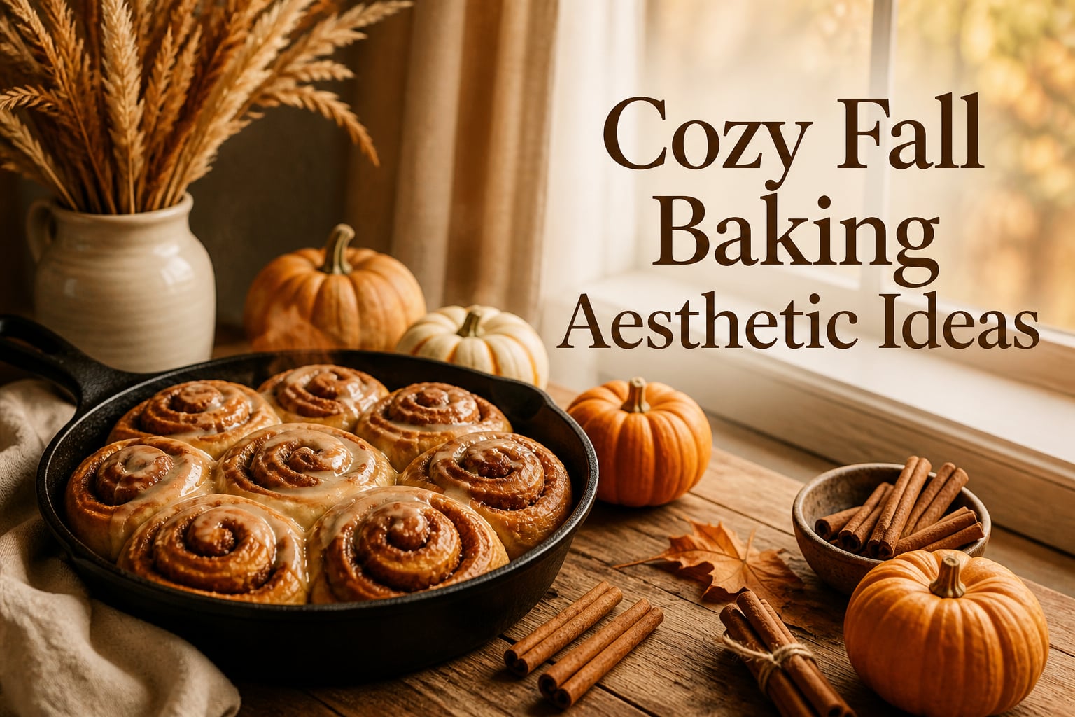 Cozy Fall Baking Aesthetic Ideas