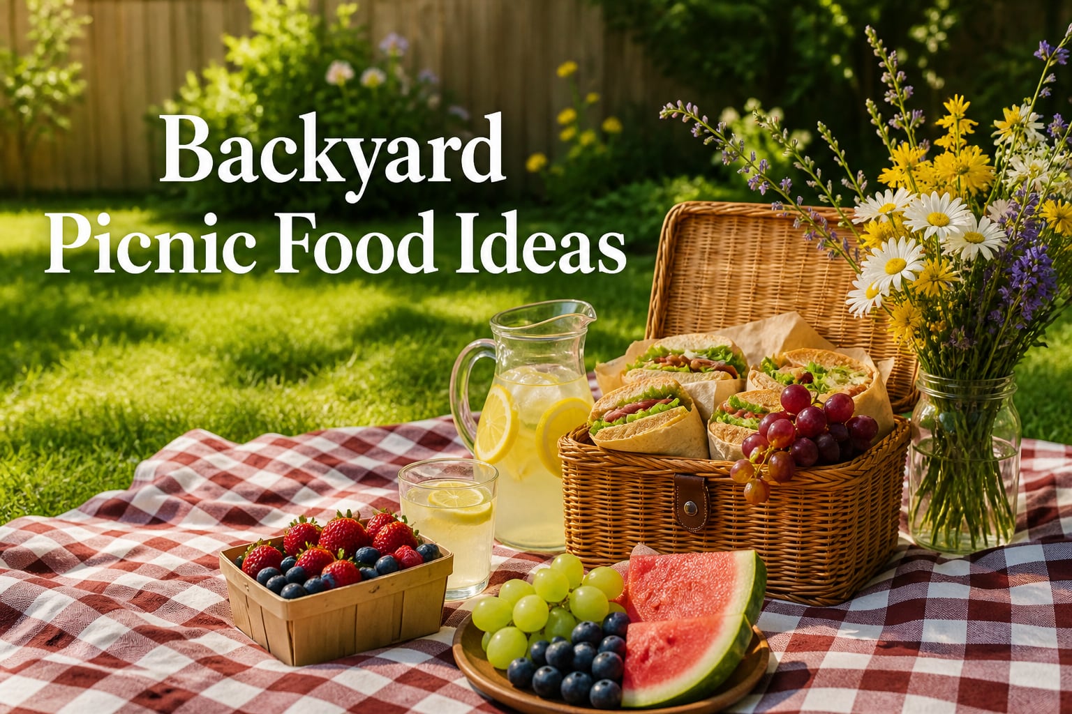 Backyard Picnic Food Ideas