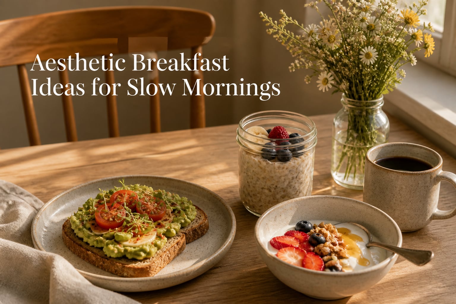 Aesthetic Breakfast Ideas for Slow Mornings