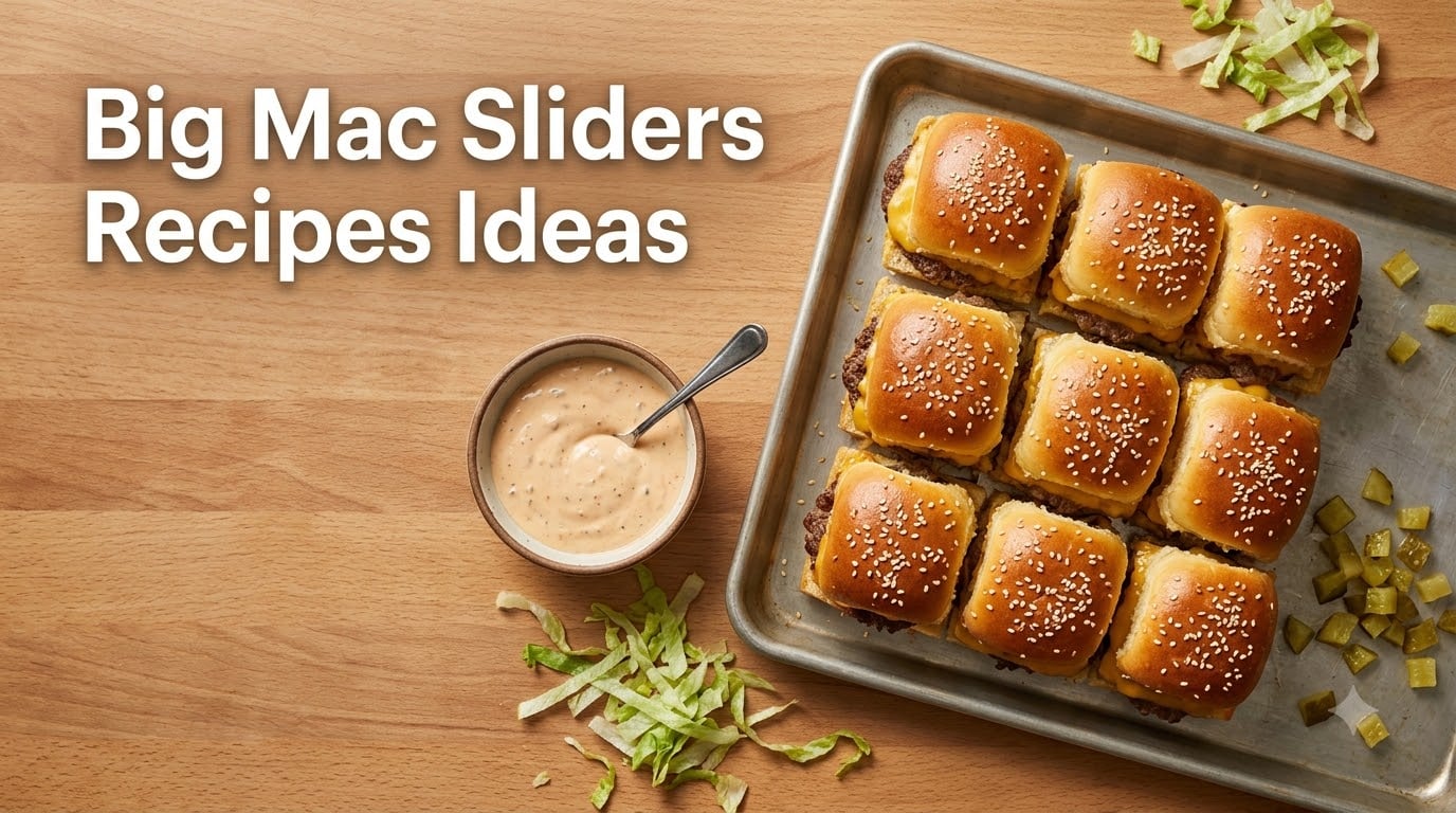 Big Mac Sliders Recipes Ideas