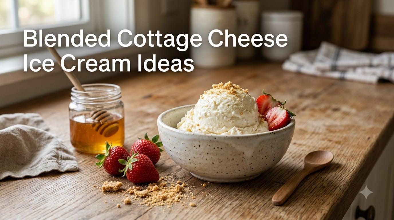 Blended Cottage Cheese Ice Cream Ideas