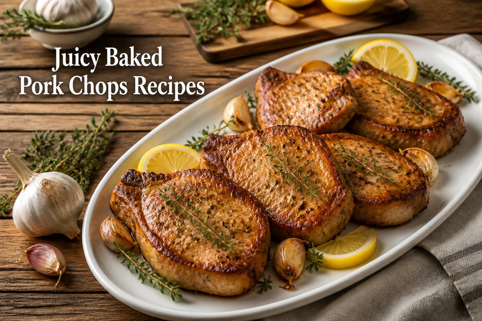 Juicy Baked Pork Chops Recipes