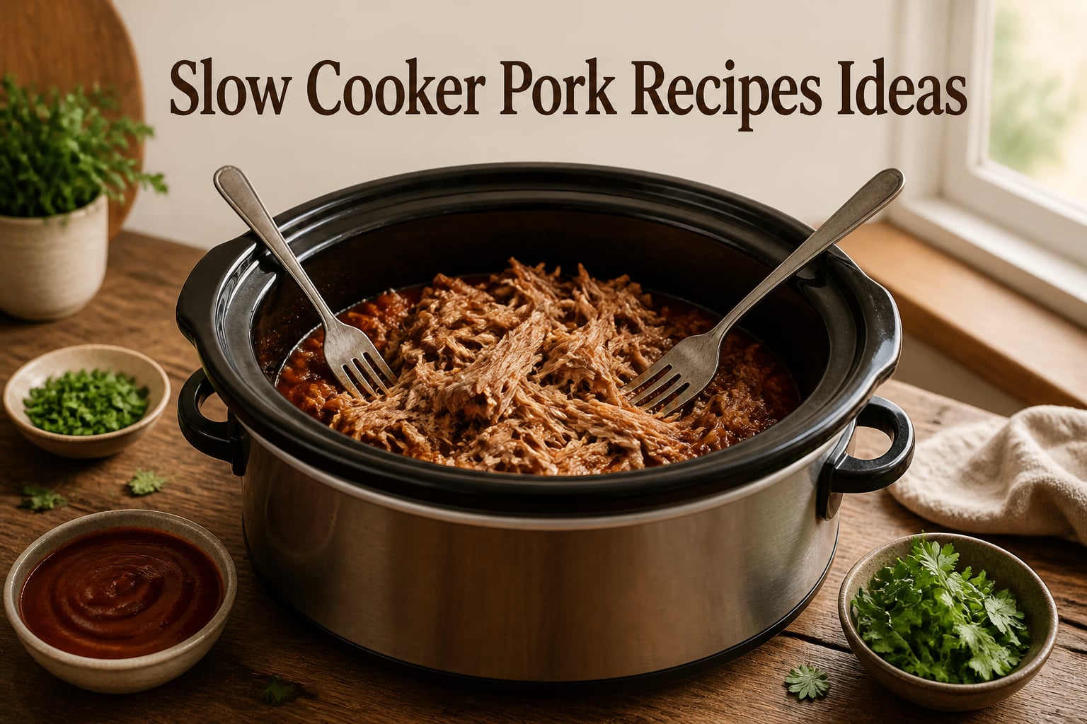 Slow Cooker Pork Recipes Ideas