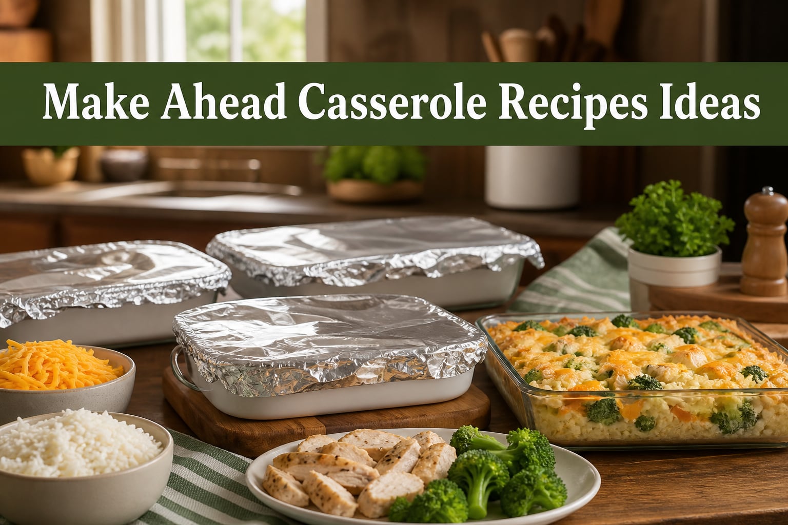 Make Ahead Casserole Recipes Ideas