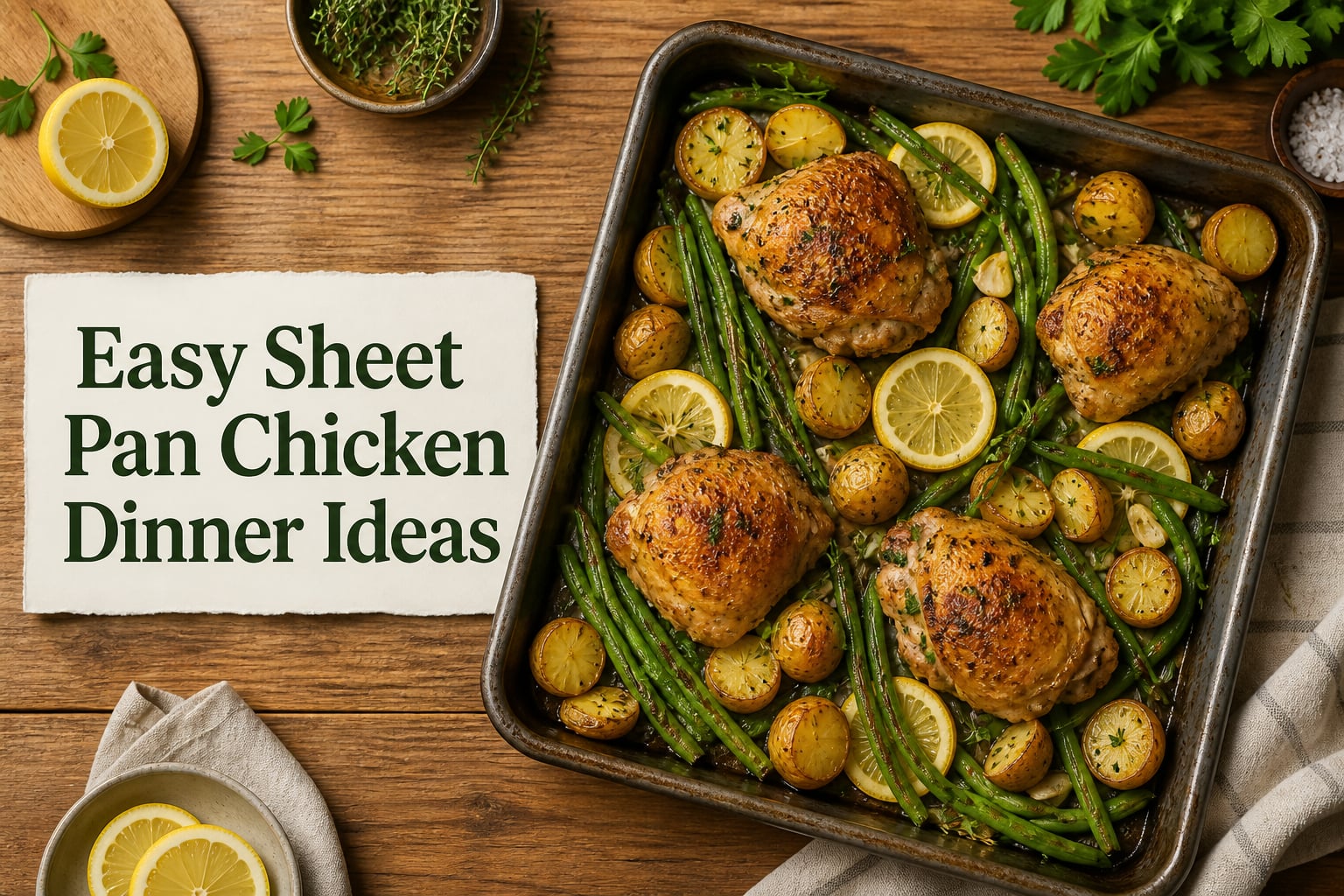 Easy Sheet Pan Chicken Dinner Ideas