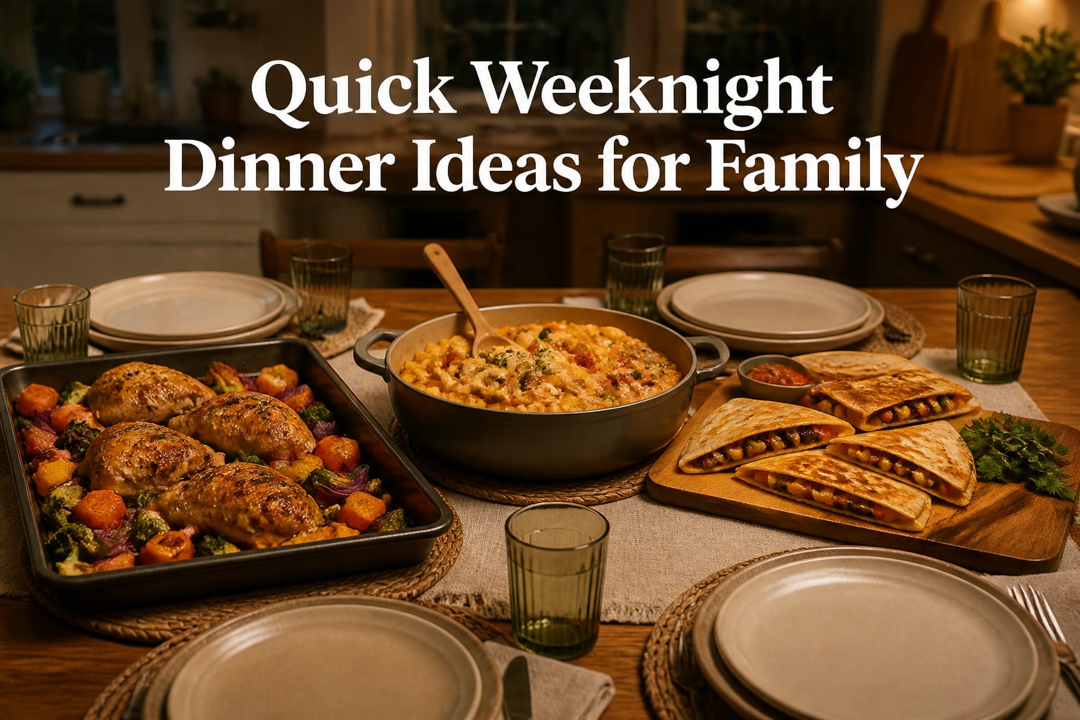 Quick Weeknight Dinner Ideas for Family