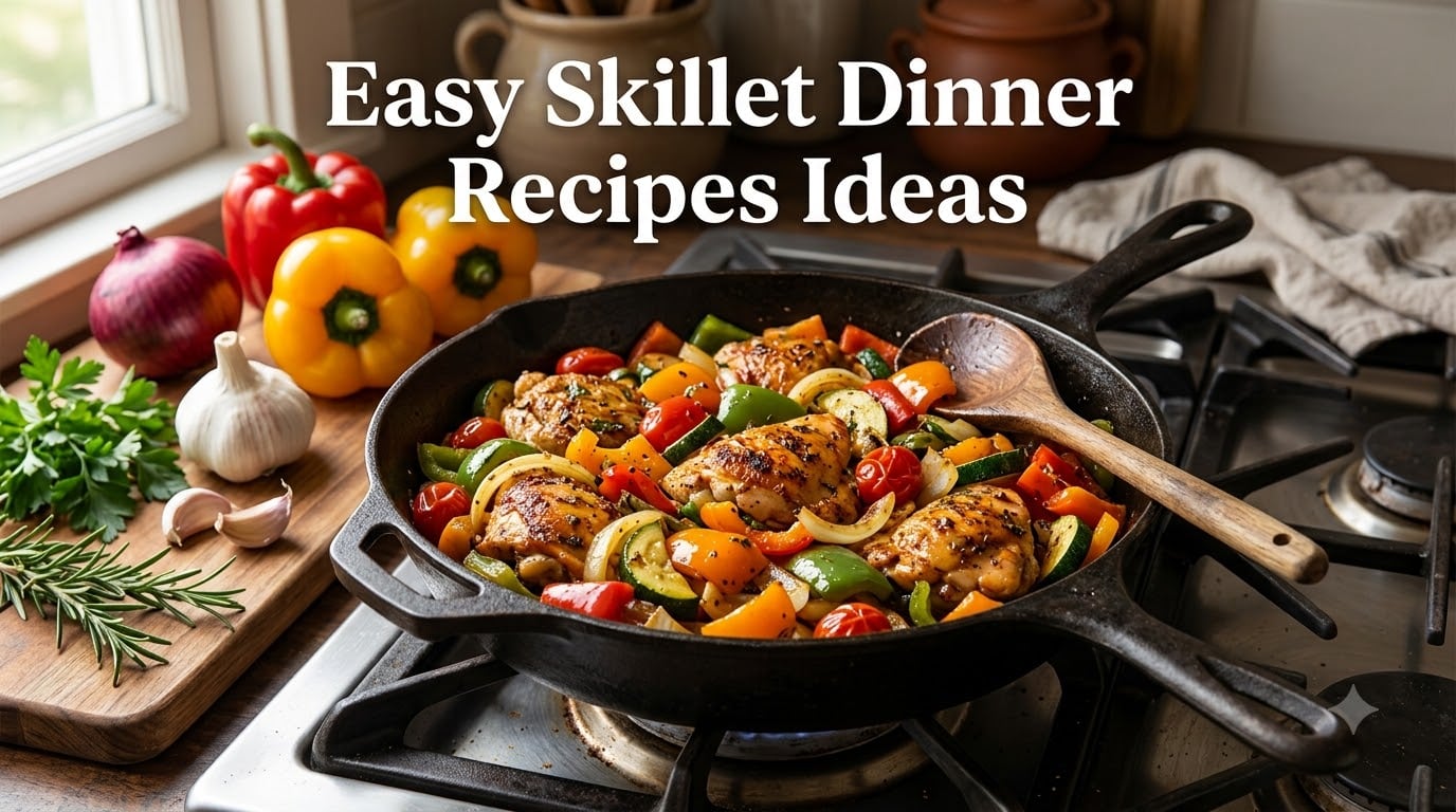 Easy Skillet Dinner Recipes Ideas