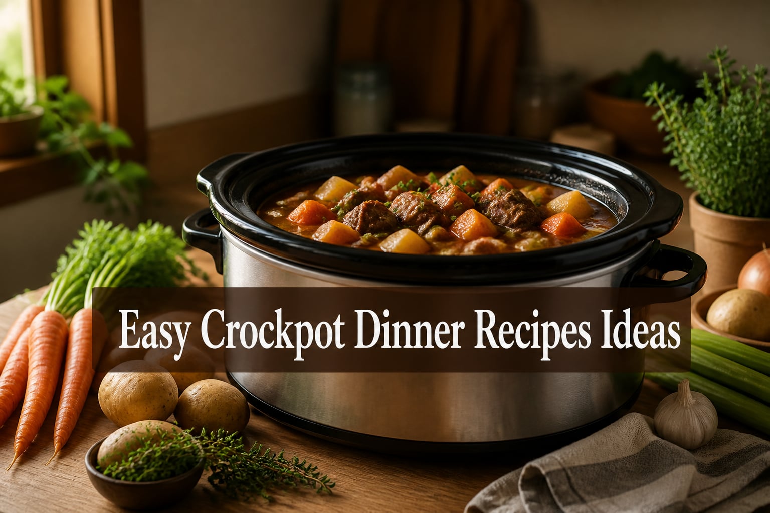 Easy Crockpot Dinner Recipes Ideas