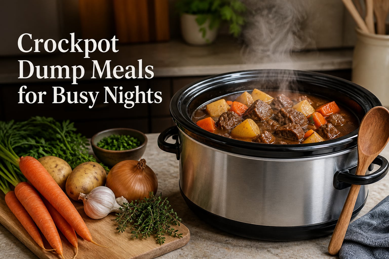 Crockpot Dump Meals for Busy Nights