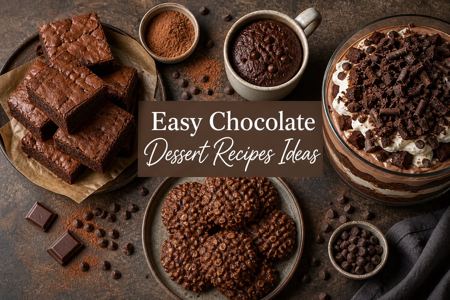 Easy Chocolate Dessert Recipes Ideas