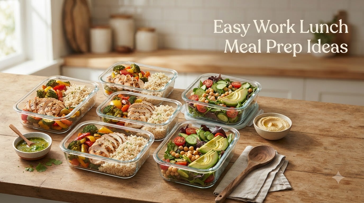 Easy Work Lunch Meal Prep Ideas