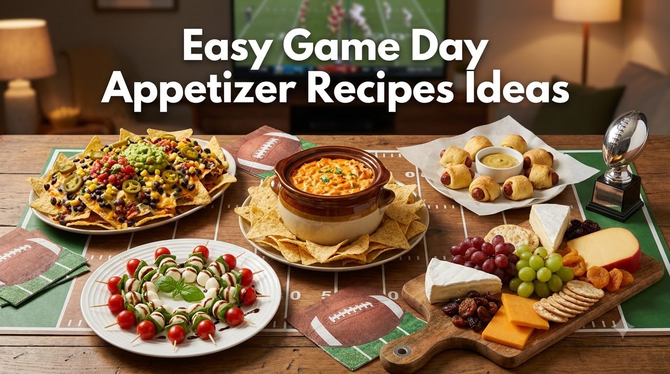 Easy Game Day Appetizer Recipes Ideas