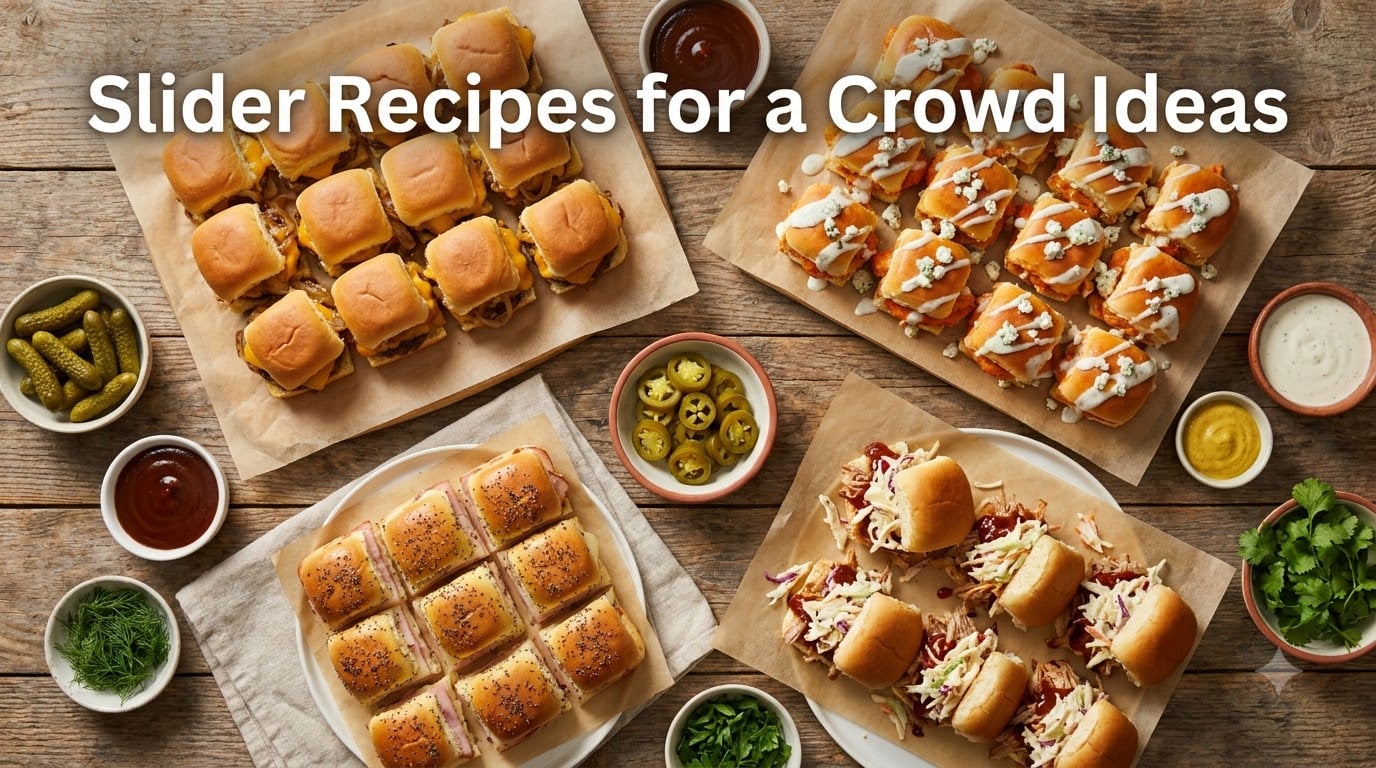 Slider Recipes for a Crowd Ideas