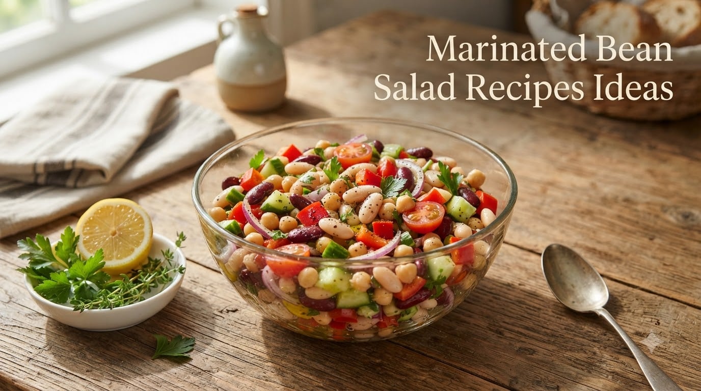 Marinated Bean Salad Recipes Ideas