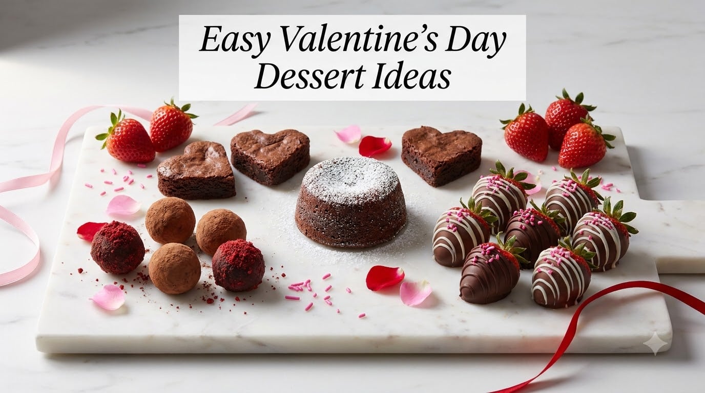 Easy Valentine's Day Dessert Ideas
