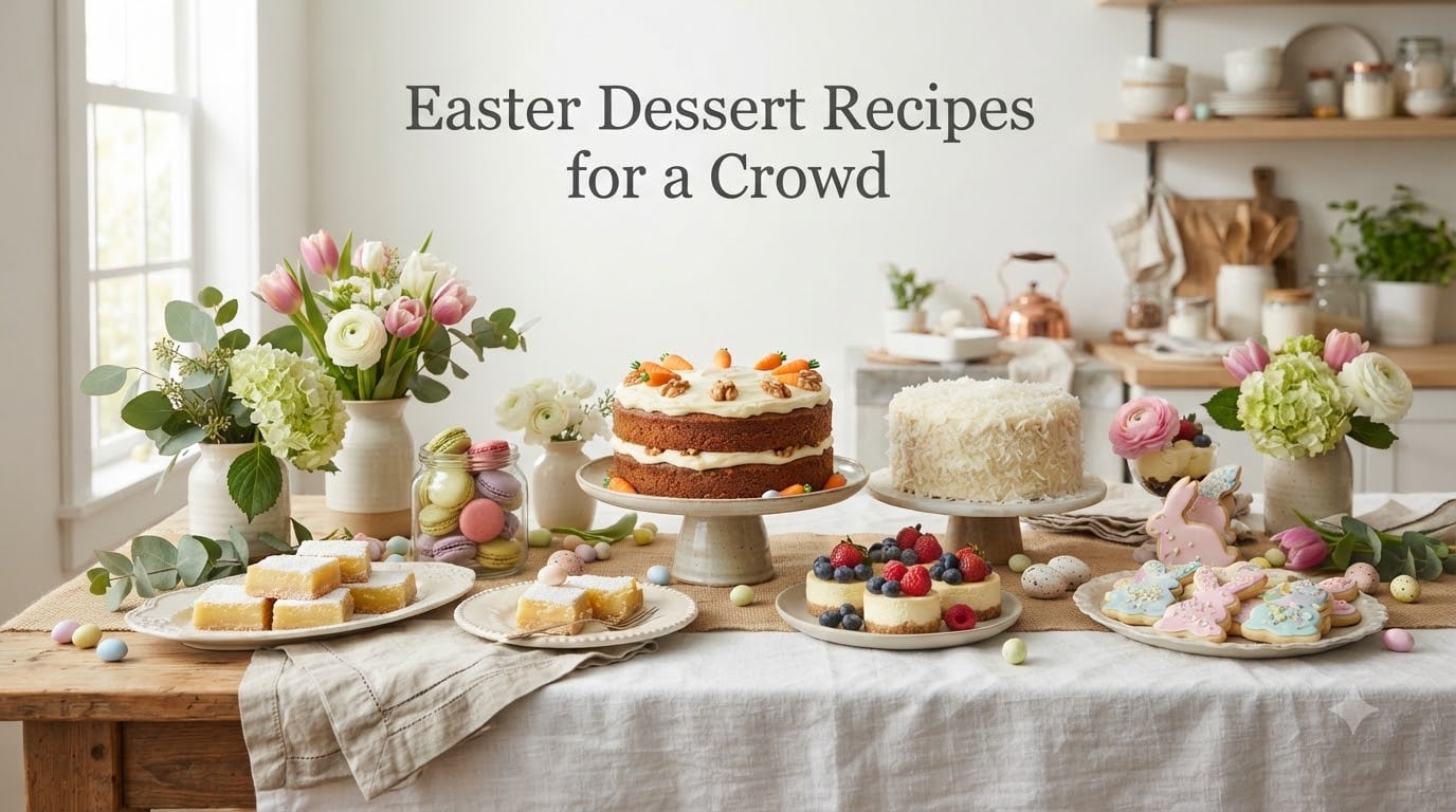 Easter Dessert Recipes for a Crowd
