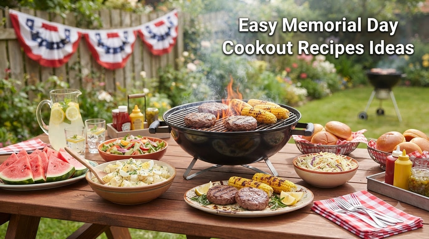 Easy Memorial Day Cookout Recipes Ideas