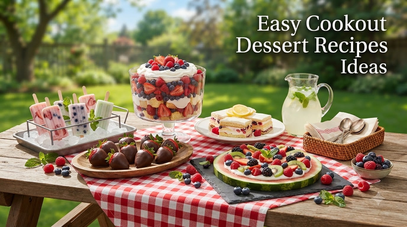 Easy Cookout Dessert Recipes Ideas