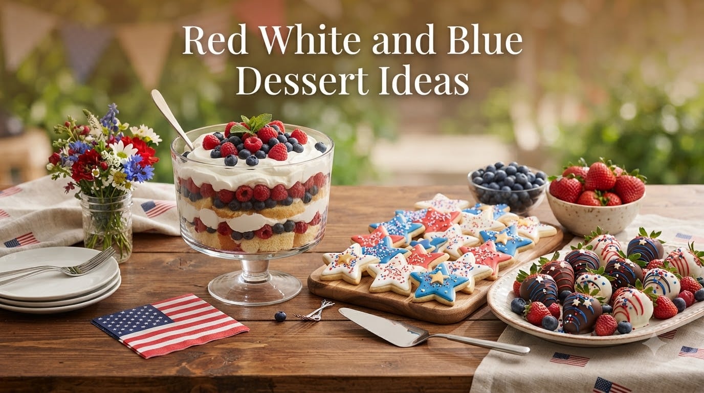 Red White and Blue Dessert Ideas