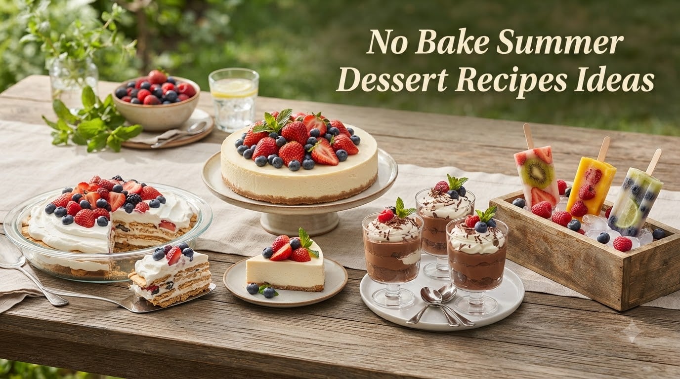 No Bake Summer Dessert Recipes Ideas