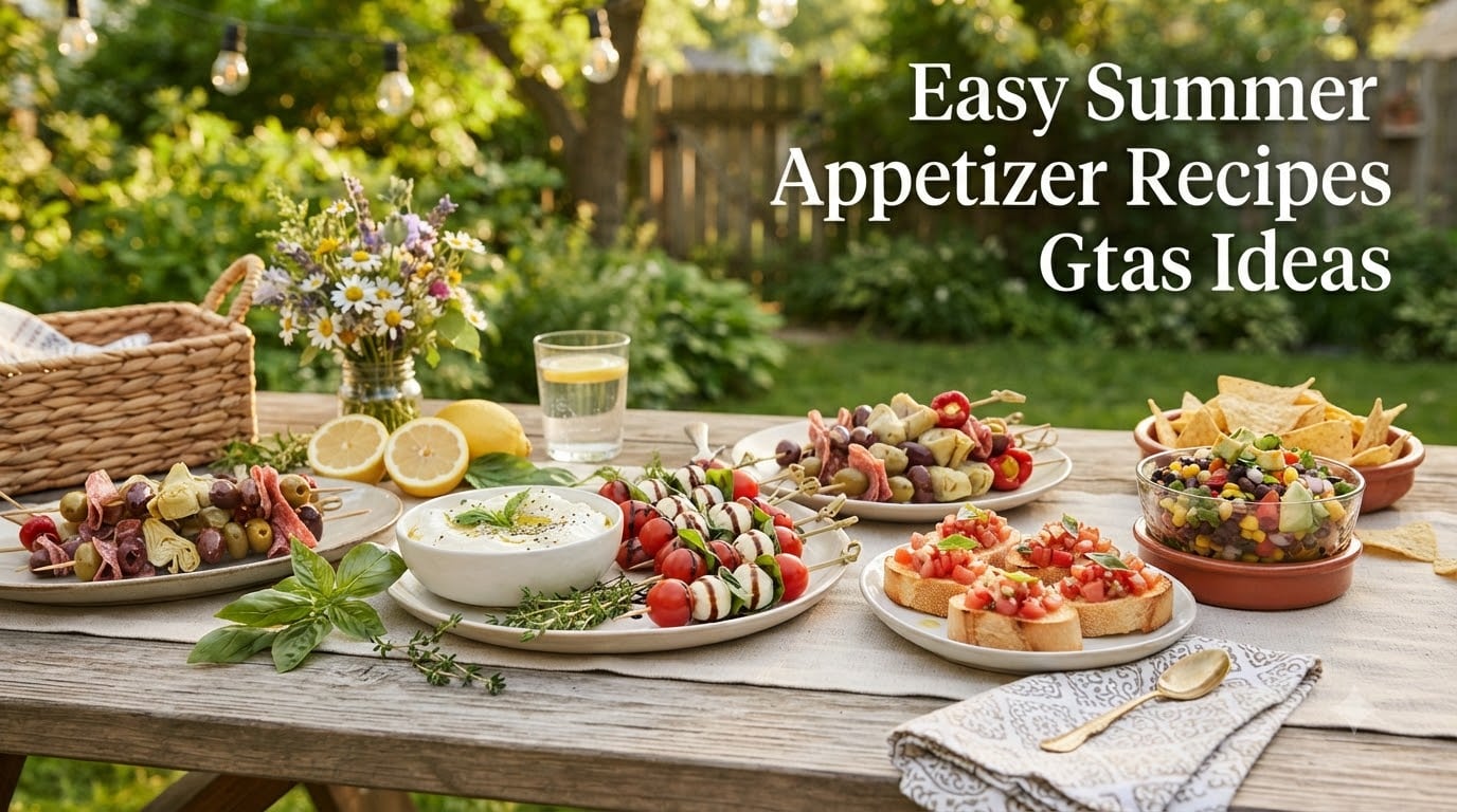 Easy Summer Appetizer Recipes Ideas