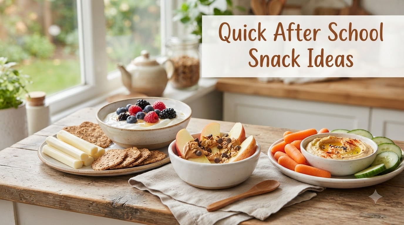 Quick After School Snack Ideas