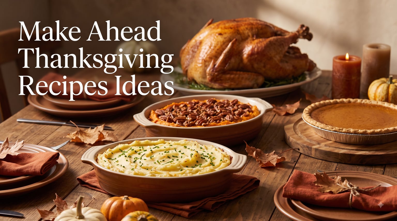 Make Ahead Thanksgiving Recipes Ideas