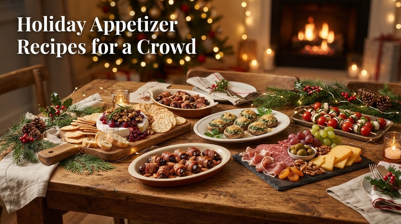 Holiday Appetizer Recipes for a Crowd