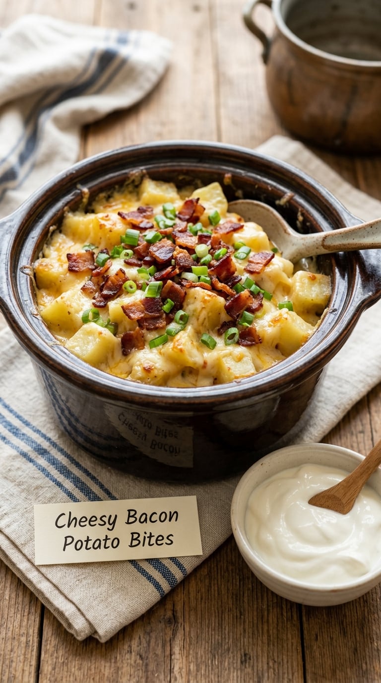 Cheesy Bacon Potato Bites